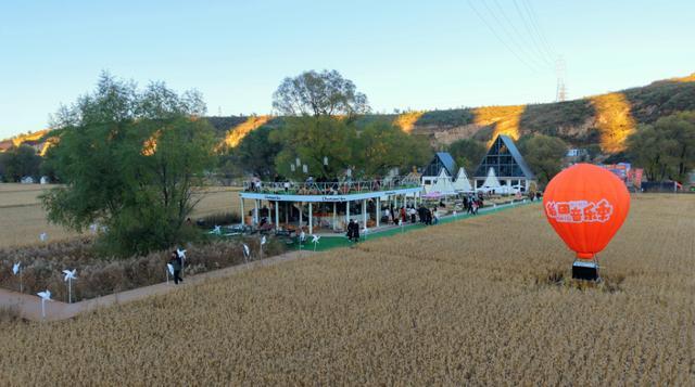稻浪伴乐声 好物助振兴——青云镇尤家湾兰若坊•柿子树下稻田音